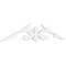 Ekena Millwork Pitch Milton Architectural Grade PVC Gable Pediment, 72"W x 15"H x 1"P (5/12) GPP072X015X100MIL - alternate 1